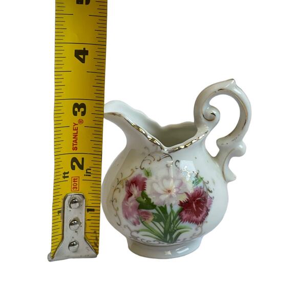 Vintage Porcelain Miniature Pitcher & Bowl Set - Picture 5 of 8